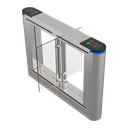 Torno de acceso bidireccional doble Portillo con barrera acrílica plegable Tiempos, alarmas y modos de apertura Ancho de paso 800 mm