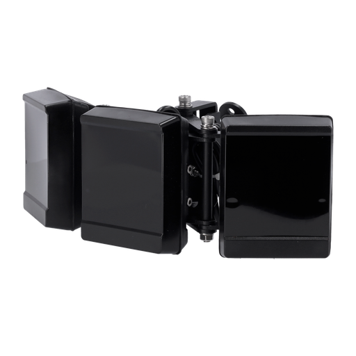 [IR45-160-SG63] Foco infrarrojo de alcance 100~160m     Iluminación por LEDs de 850 nM     18 Lámparas IR LED     Apertura del haz 15°~45º     Intensidad y umbral regulables     Impermiable IP66 , IK10