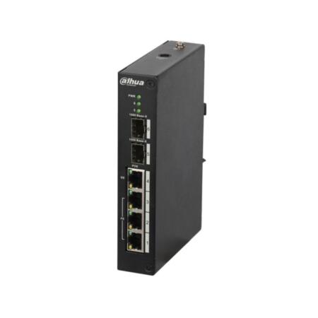 [PFS4206-4P-96] Switch Industrial gestionable L2+ de 3 puertos Fast Ethernet PoE + 1 puerto uplink Gigabit Ethernet PoE + 2 puertos 1000